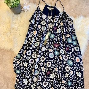 Loft Floral Flowing Dress